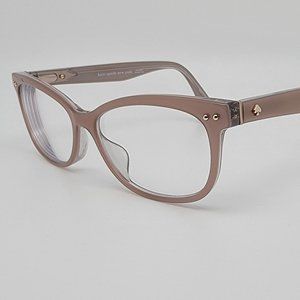 *SOLD* Kate Spade Bronwen KB7 Light Brown on Clear Eyeglasses Frame w/ Flexhinge